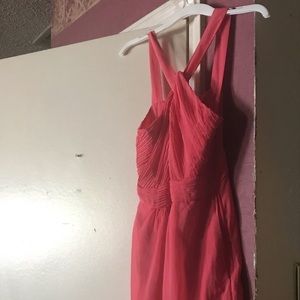 Coral dress